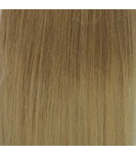 20" Ultimate Ombre Clip In Hair Extensions 230g Light Brown/Platinum Blonde