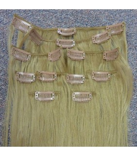 Synthetic Clip In Hair Extensions 10 piece set