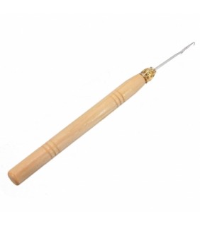 Wooden Handled Hook Threading Tool