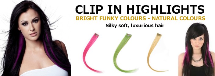 Clip In Highlight Hair Extensions