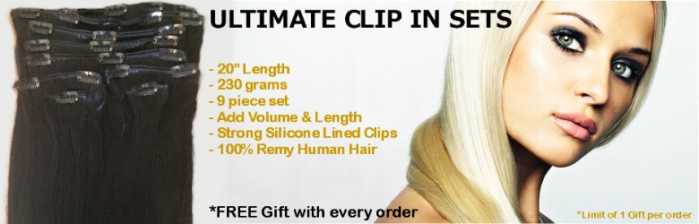 Ultimate Clip In Hair Extensions 20"